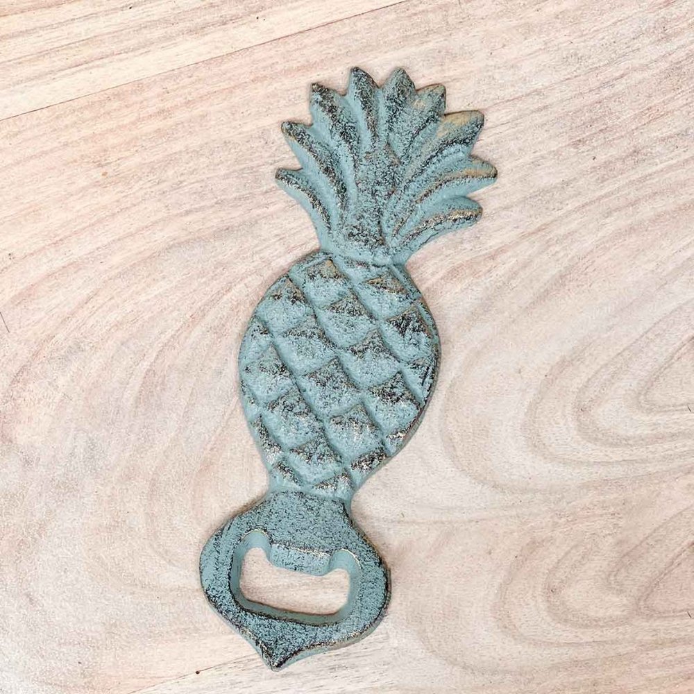 2.5x7 Royal Pineapple Bottle Opener - Patina